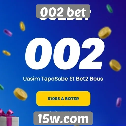 Promoções e bônus disponíveis no 002 bet