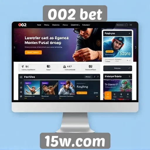 Analise da interface do usuário do site 002 bet